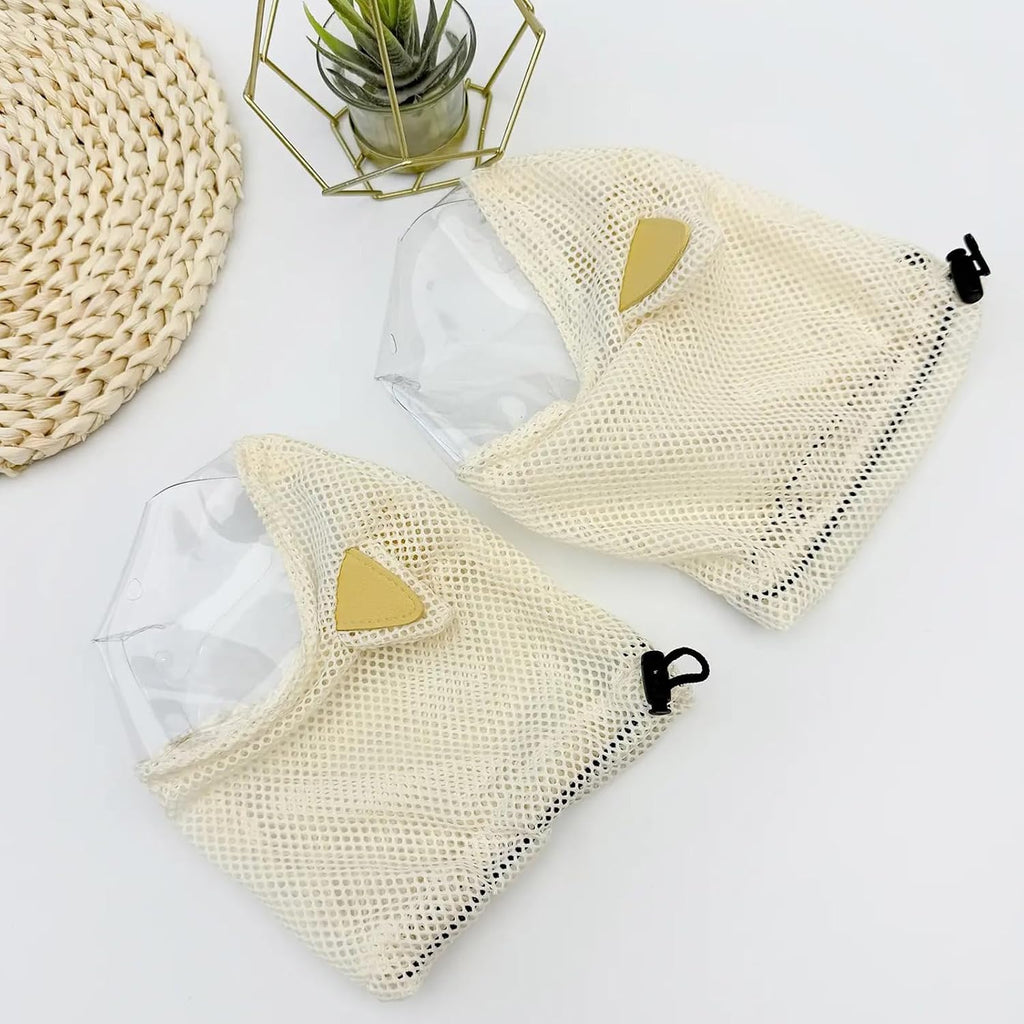 Breathable Meshes Cats Head Cover with Regulable Belt Lovely Cats Ear for Anti Licking Anti Scratch Protecting Recovery Head Cover - Image 9