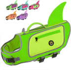 Dog Life Jacket, Shark Dog Life Vest Adjustable Pet Swimming Safety Vest with Superior Buoyancy & Rescue Handle for Small Medium Large Dogs, Swim, Pool, Beach, Boating (Turquoise, X-Small) - Image 12