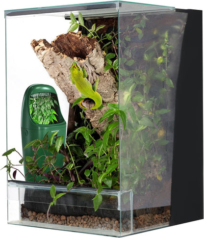 Wacool Terra reptile drinking fountain showing leaf drip