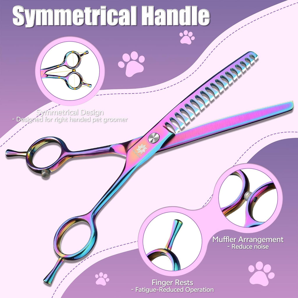 Dream Reach downward curved pet shear angled perspective