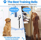 Two pack Jimejv pet bells for dogs and cats