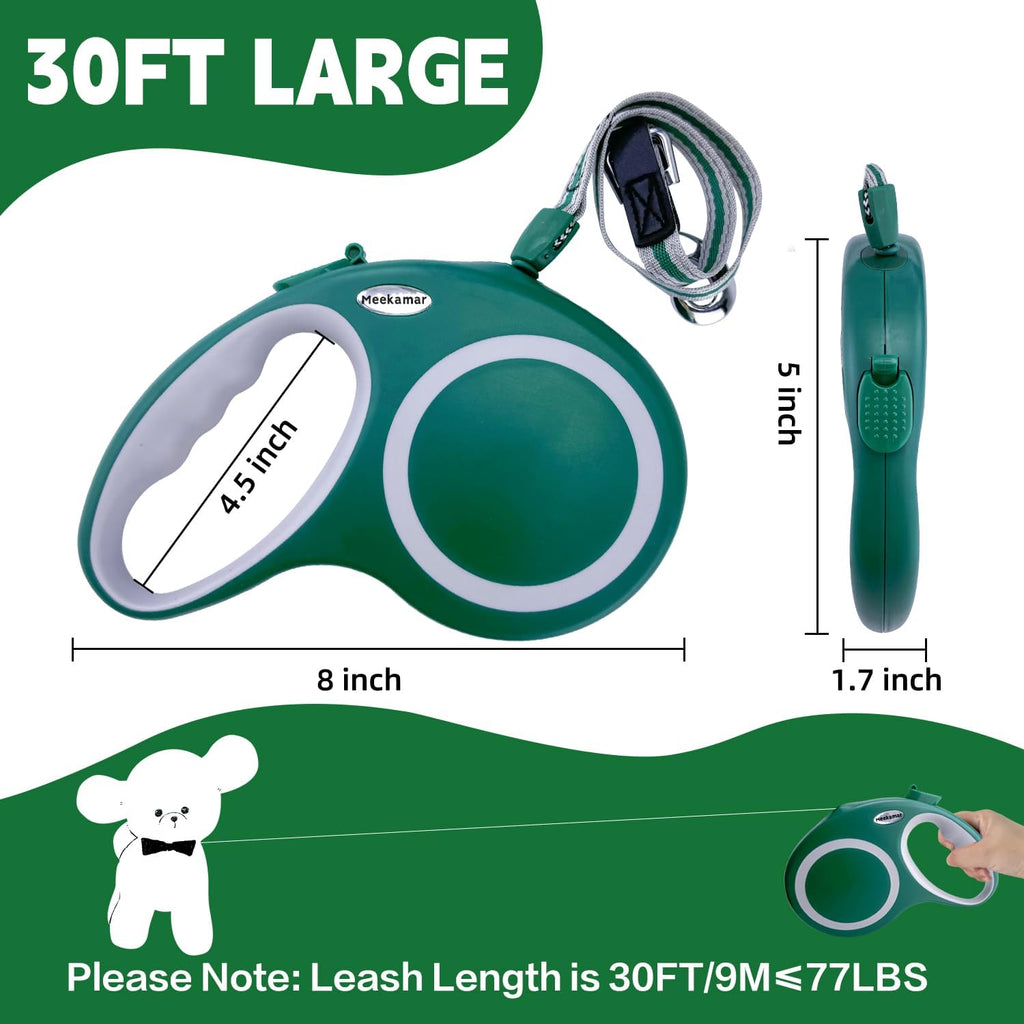 Meekamar heavy duty dog leash showing 360 degree tangle free hook