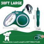 Meekamar heavy duty dog leash showing 360 degree tangle free hook