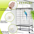 Breathable nylon mesh fabric texture detail