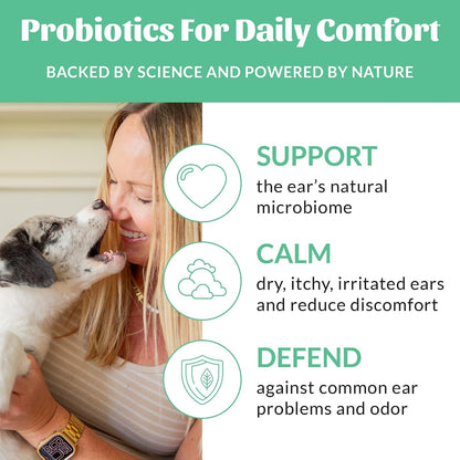 Skout's Honor probiotic ear cleaner 118 milliliters packaging