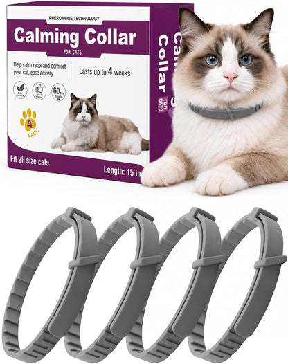 Calming Collar for Dogs 4 Pack, Waterproof Dog Calming Collar for Anxiety and Stress Relief, Long-Lasting 60-Day Pheromone Collars for Dog, Adjustable for Medium Big Dogs (Purple, Large) - Image 11