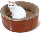 FluffyDream Cat Condo Scratcher Post Cardboard, Milk Box Shape Cat Scratching House Bed, Black Color - Image 10
