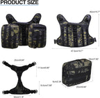 BYGD dog backpack with side bags removed showing the underlying walking harness structure