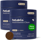 Group of PetLab Co. multivitamin soft chews on a surface