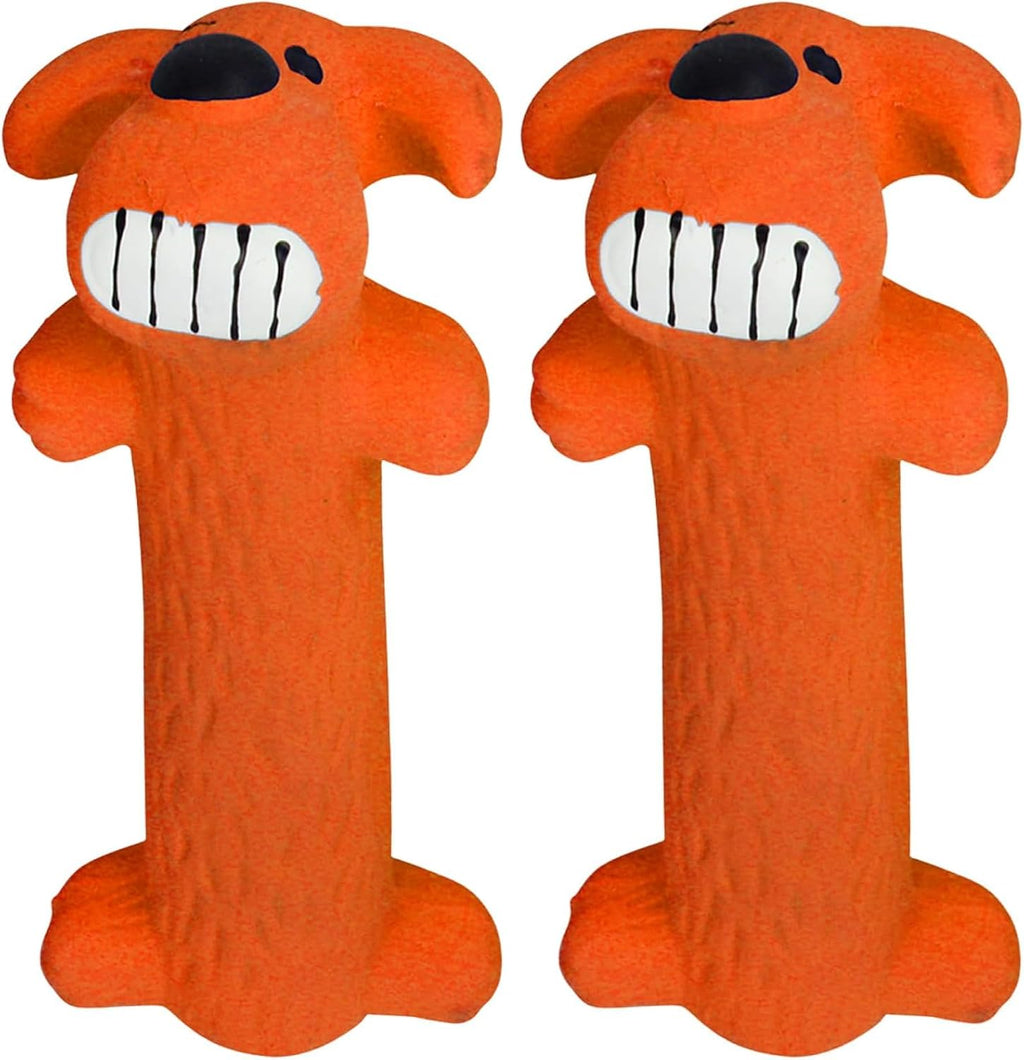Multipet Loofa Dog Plush Toy w/ Birthday Hat - Squeaky Dog Toy for Dogs - Soft Plush - Stuffed Animal Dog Toys for Playing (1 Count, 12", Random Color Surprise) - Image 14