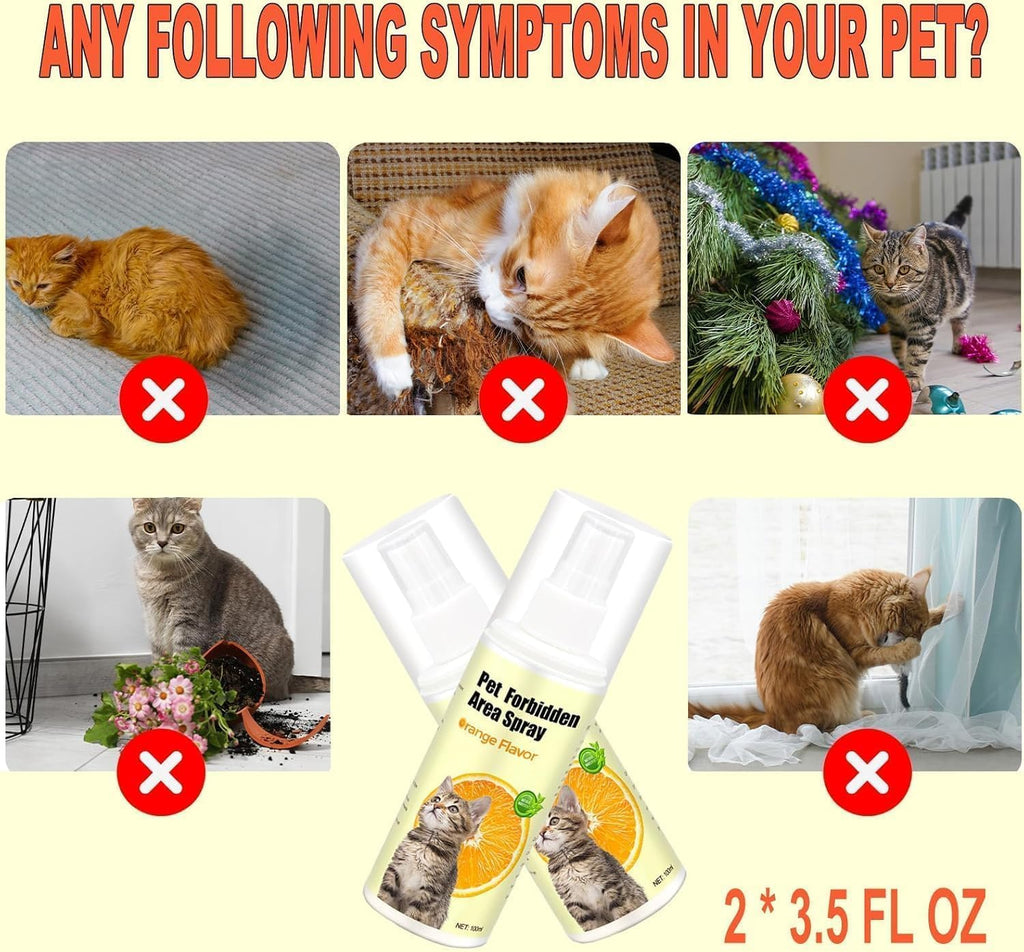 Safe plant-based cat spray for home use around pets