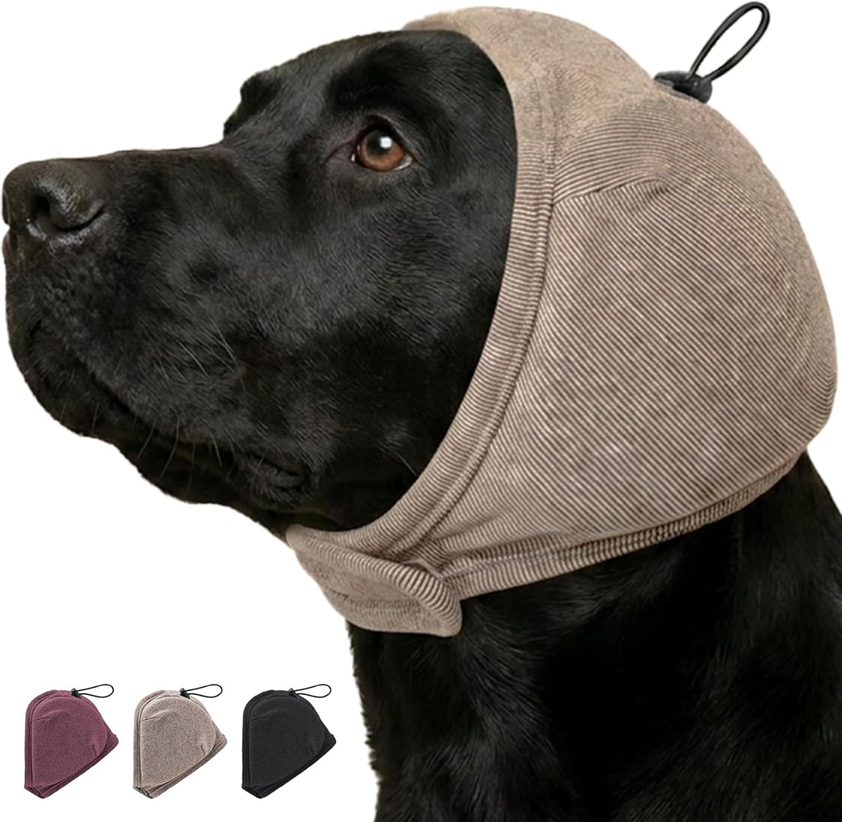 Nanaki Thick No Shake Dog Ear Wrap Noise Protection-Quiet Ears For Dogs With Thick Sound-Absorbing Pads For Noise Reduction&Anxiety Relief,Ear Protection Calming Hoodie For Thunder,Firework,Grooming,S - Image 10