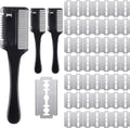 Sumind pet grooming razor comb set front view for dog and cat hair trimming