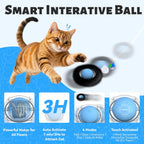 Orsda cat toy ball with sound effects and plush cover