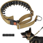 Mayerzon Martingale No Pull Collar for Medium Large Dogs German Shepherd Doberman Pitbull, Patented Anti Pull Correction Dog Collar for Safety Walking Training, Reflective, Adjustable(M/L, Army Green) - Image 9