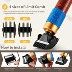 Low noise electric pet trimmer for dogs and cats close up view