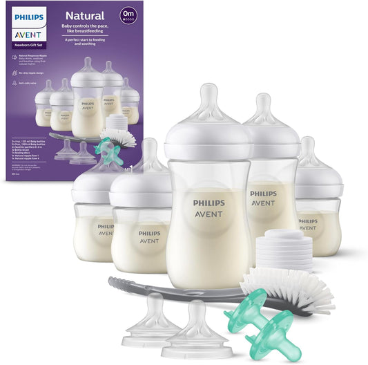 Philips Avent Natural Response Newborn Gift Set front view