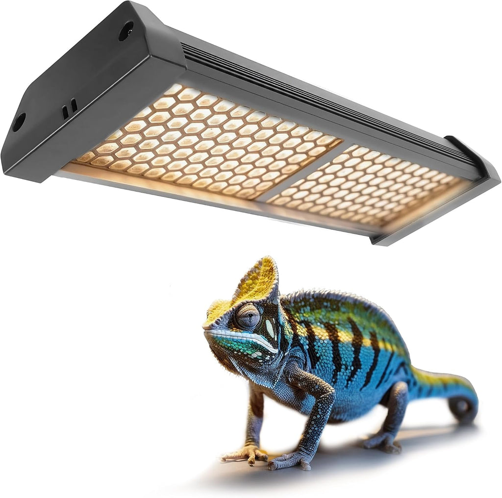 Dimmable LED Reptile UVB Lamp, 8000 Hours UVB Duration for Much Longer Lifespan, Adjustable 4/8/12-Hour Cycles, Suitable for Lizard and Chameleon, 12W, L Size - Image 9