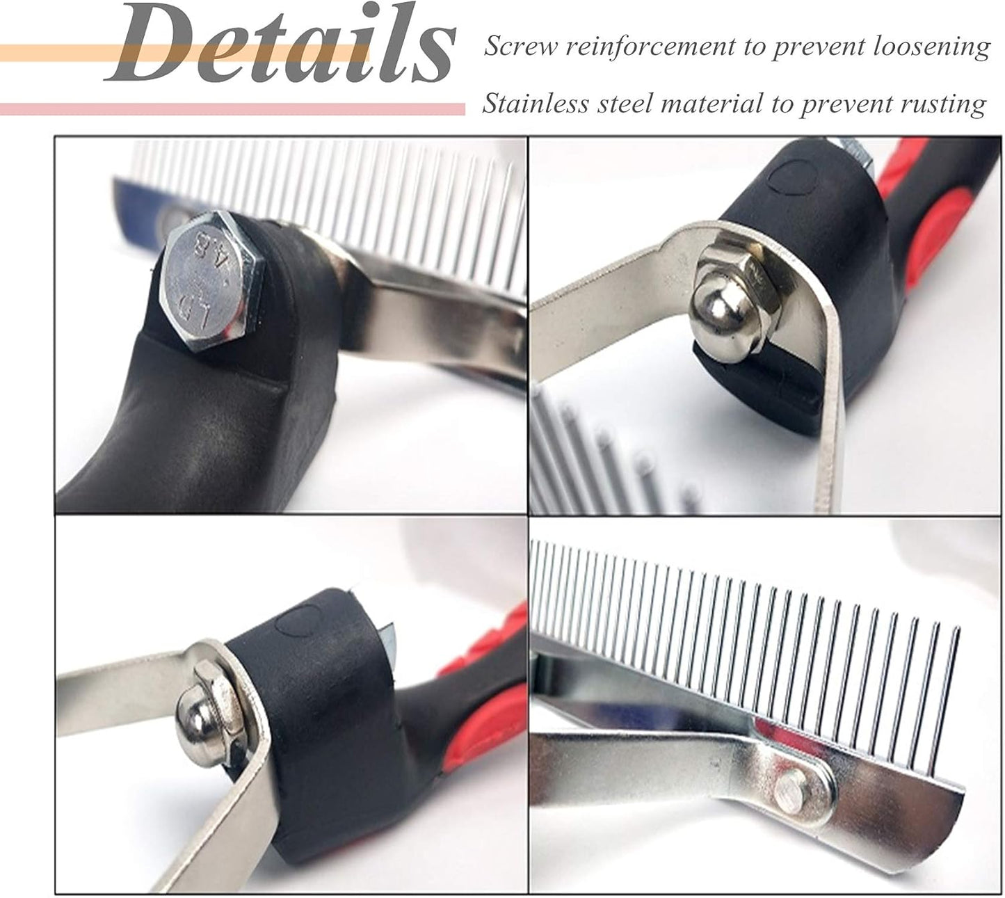 Tsxurepaw heavy-duty pet grooming tool removing loose hair from a long-haired breed.