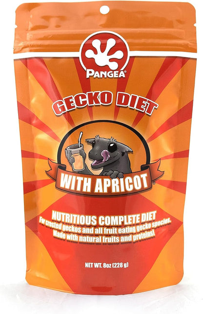 Pangea Fruit Mix Apricot Complete Crested Gecko Food front view authentic premium reptile diet