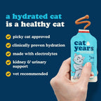 Cat Years Hydration Booster, Lickable Treat, Chicken & Tuna 28-Day Supply - Image 3