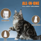 Bautrium 3 in 1 cordless pet razor with interchangeable ceramic trimmer heads