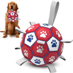 Diman Balls for Dogs with Straps - 6 Inch Dog Toy Balls for Small Medium Dogs, Outdoor & Water Fetch Toy for Birthday, Red - Image 10