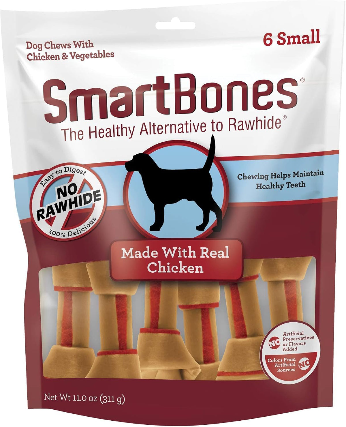SmartBones Small Chews, Treat Your Dog to a Rawhide-Free Chew Made with Real Meat and Vegetables - Image 10