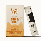 Ivvi Skin and Coat for Cats front view box packaging