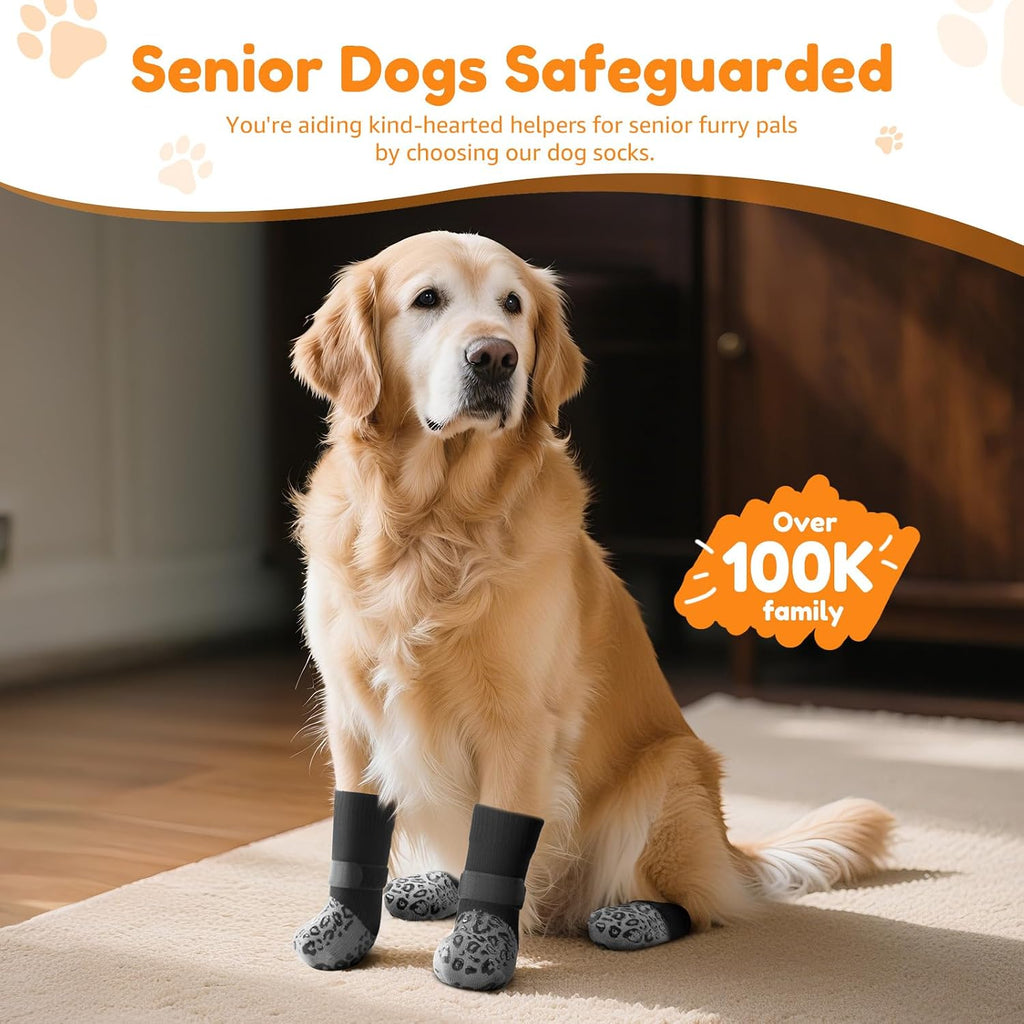 Packaging set of Pick For Life dog socks size large