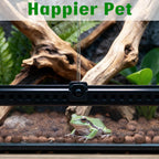 Odor absorbing organic clay aggregate substrate suitable for frogs tortoises and ball pythons.