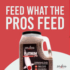 Blue Ridge Platinum Pro fish food 4.5 pound package label