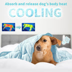 NWK Pet Cooling Mat layout highlighting the seashell and starfish pattern