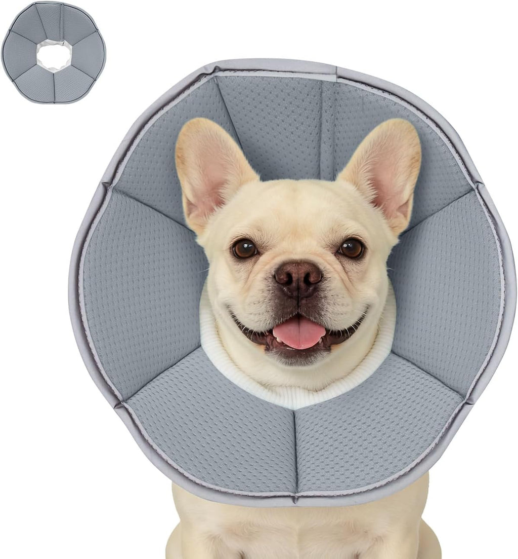 MAXFUT Dog Cone Collar,Soft Cone for Dogs to Stop Licking After Surgery,Non Inflatable Dog Donut Cone (Blue, XXL) - Image 14
