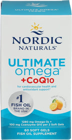 Nordic Naturals Ultimate Omega + CoQ10, Lemon - 60 Soft Gels - 1280 mg Omega-3 + 100 mg CoQ10 - Heart Health, Cellular Energy, Antioxidant Support - Non-GMO - 30 Servings - Image 4