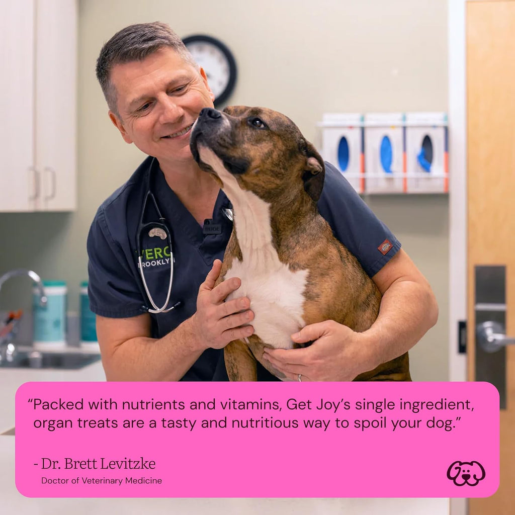 Get Joy 100 percent beef liver training rewards premium pet snack