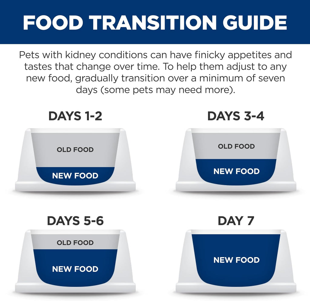 Hill's Prescription Diet k/d Kidney Care Wet Cat Food, Chicken & Vegetable Stew, 2.9 oz. Cans, 24-Pack - Image 11