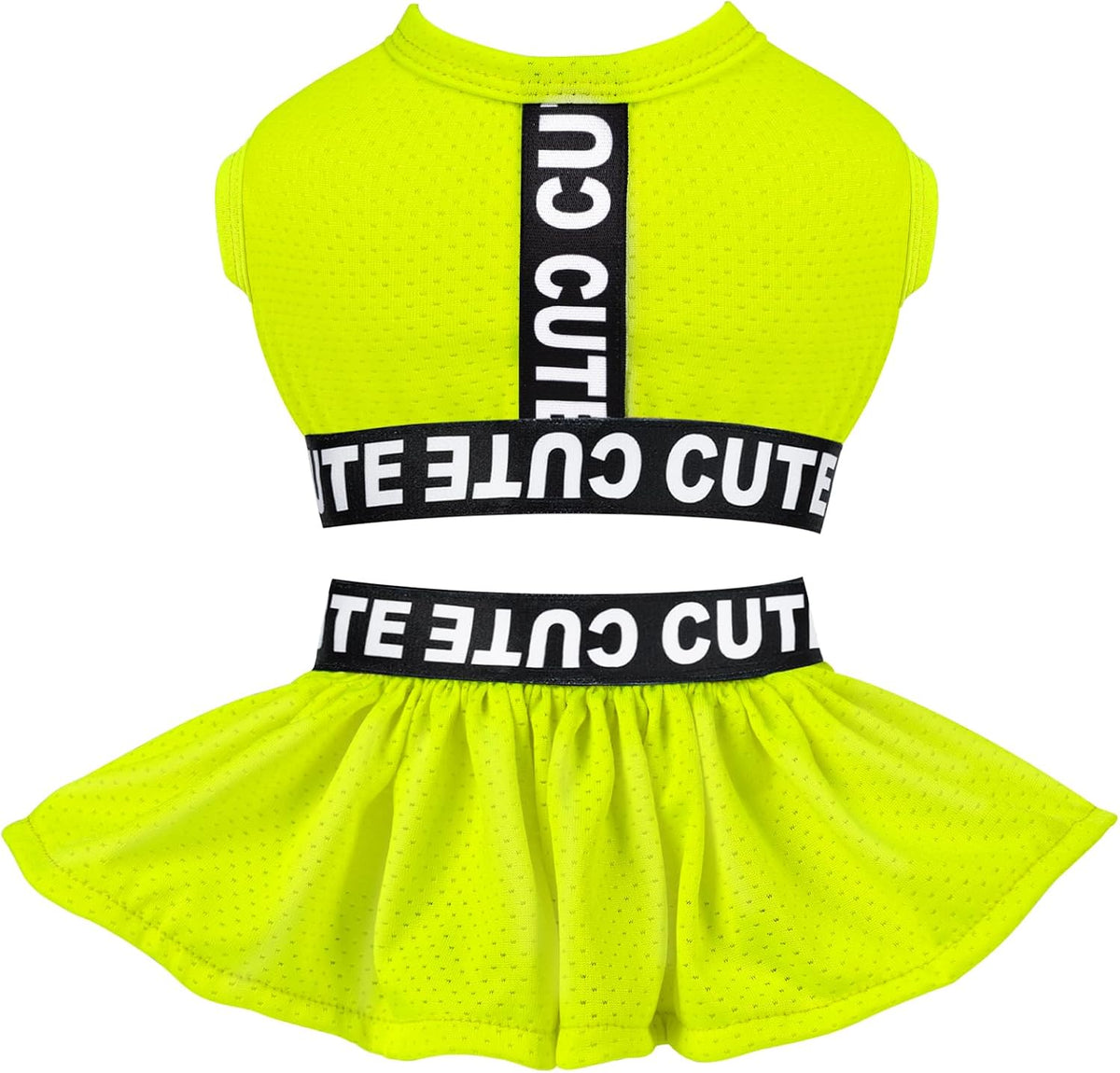 CuteBone Two Piece Dog Sports Dress Athleisure Puppy Skirt Lightweight Small Dogs Girl Clothes Cat Apparel SPS15M - Image 10