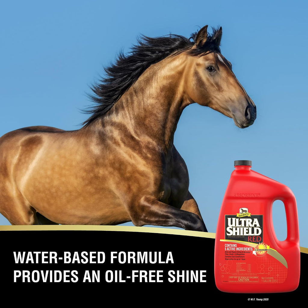 Absorbine UltraShield Red fly repellent container handle and cap