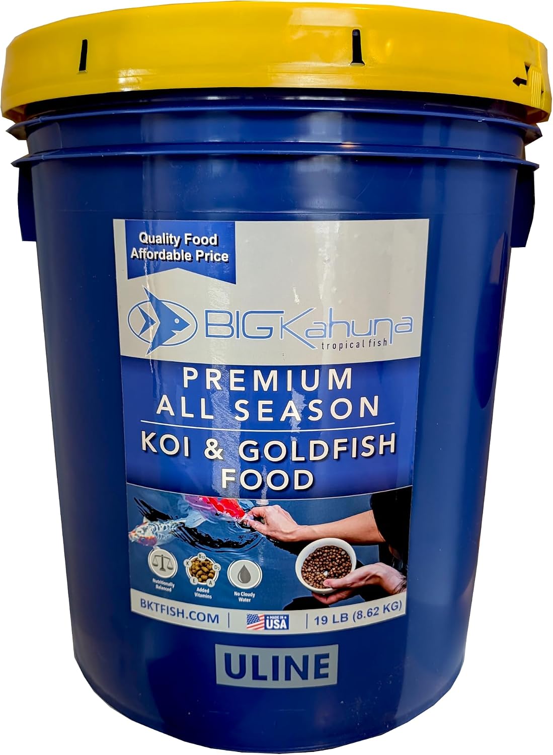 Big Kahuna authentic imported koi and goldfish food for professional pond keepers