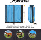 LANGXUN breathable horse fly leggings close up view of durable mesh fabric