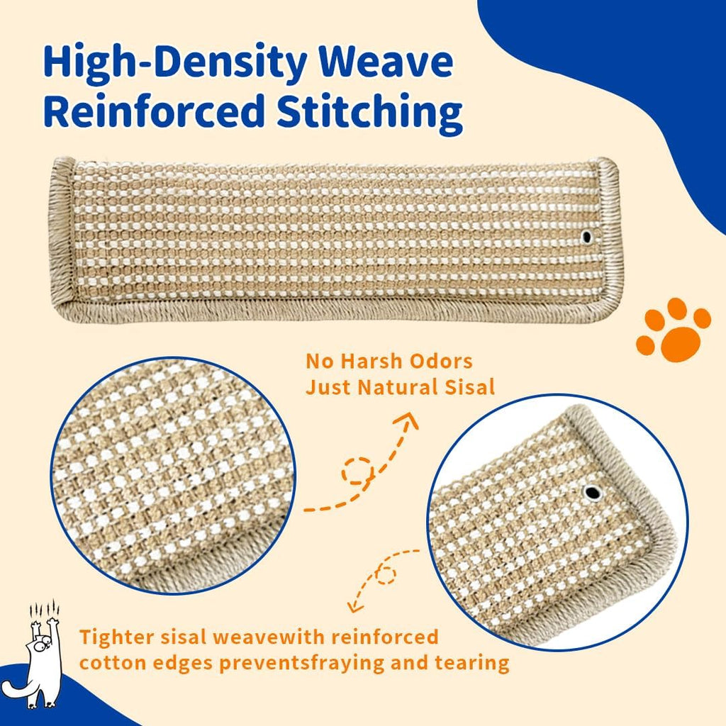 Cat playing with reinforced sisal cat kicker pillow