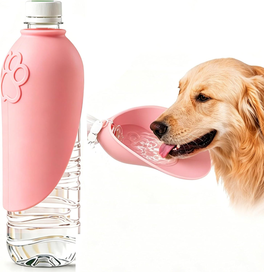Portable Dog Water Bottle Attachment, Slip-On Pet Water Bowl for Walks | Silicone Dog Drink Dispenser, Fits Standard Water Bottles,Ideal For Daily Walks & Travel, Quick Rinse & Easy Setup - Image 10