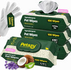 Petazy pet wipes for dogs and cats front view of packaging