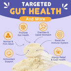 Nature Target 6 billion CFU pet probiotic powder nutrition label and ingredients list