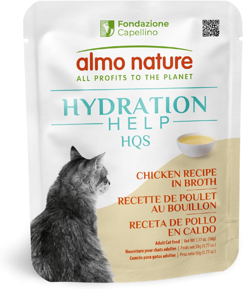 almo nature HQS Hydration Help - Wet Cat Food - Goat Milk, Broth - Pouches, 1.77oz (Pack of 12) - Image 9