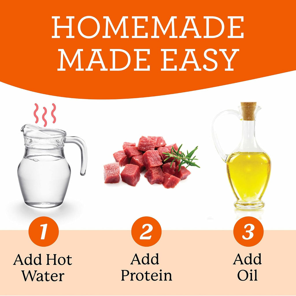 Grain-free dog food ingredients label for Dr. Harvey's