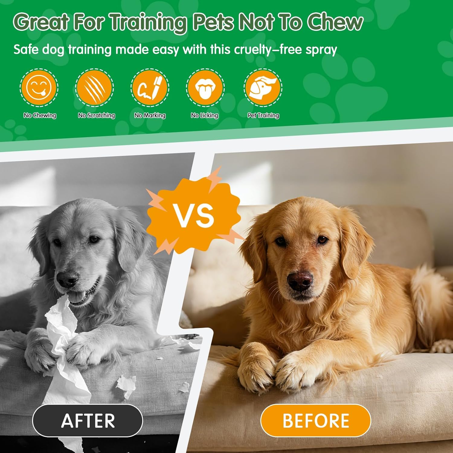 Nupec bitter apple spray 2 pack for puppy training