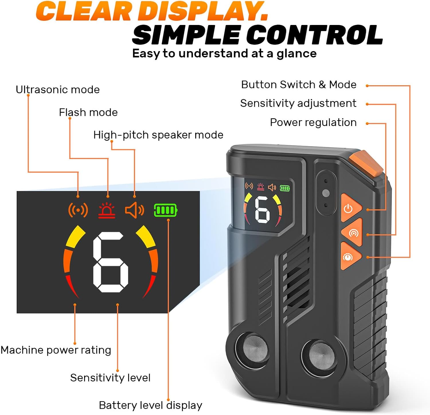 Holercoco anti barking device mounted in an outdoor garden setting