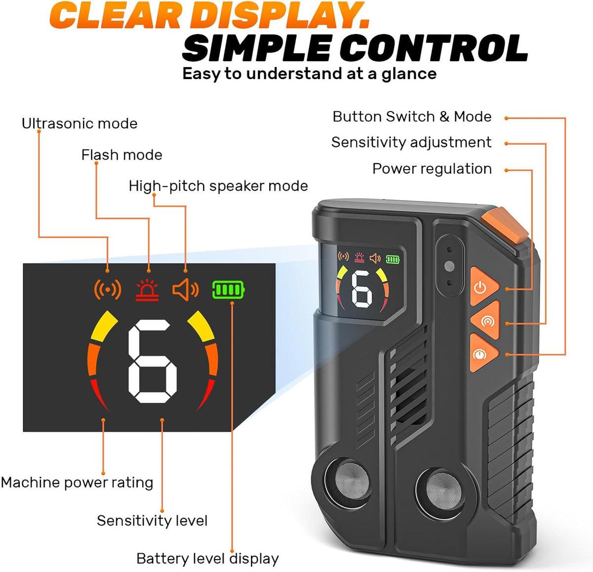 Holercoco anti barking device mounted in an outdoor garden setting